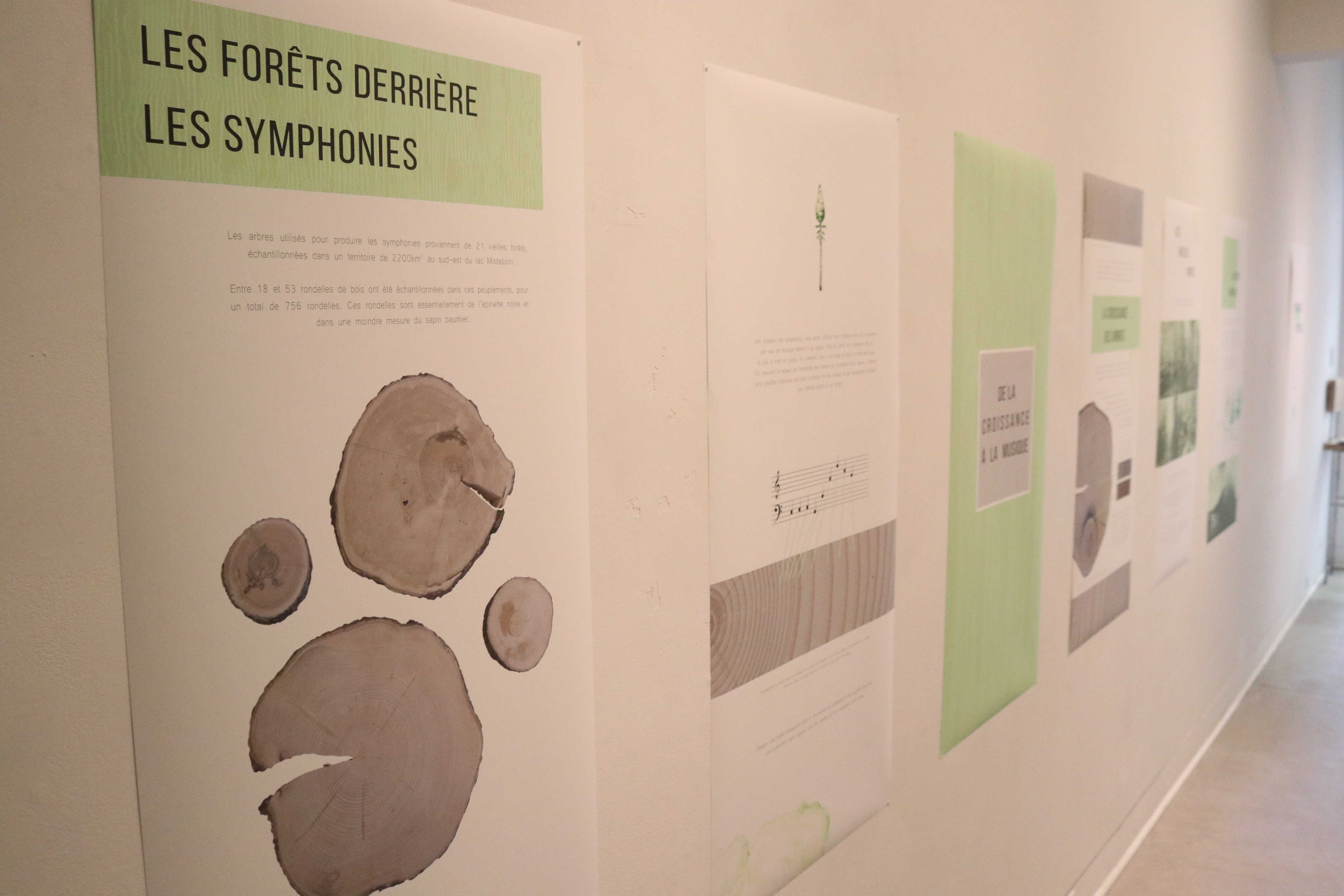 Introductory posters for the traveling exhibition